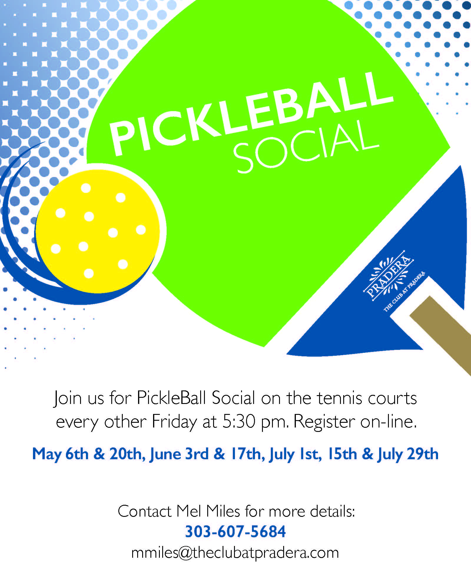 Pickleball Social The Club at Pradera 20160520