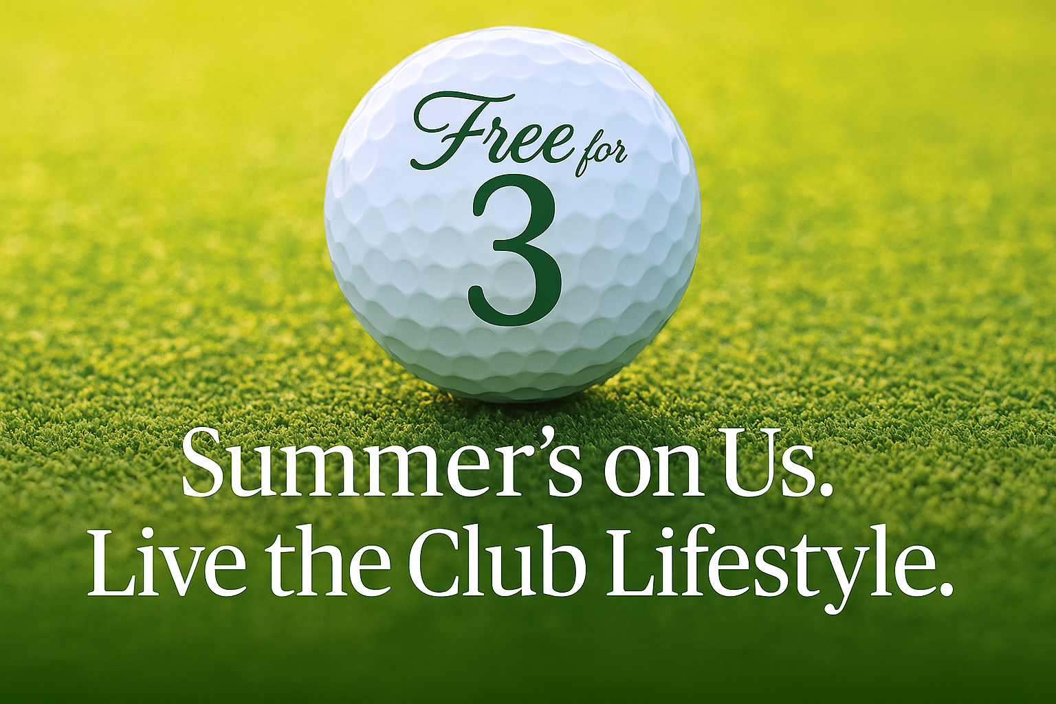 Summer's Free for 3 CTA